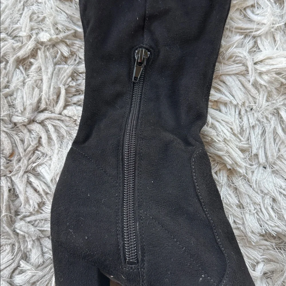Over the Knee Black Ivanka Trump Black Boots Size 6